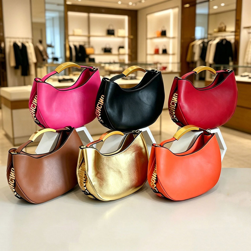 Demi-cercle Women Golden Lette - Luxury Bags Sell 评论和价格