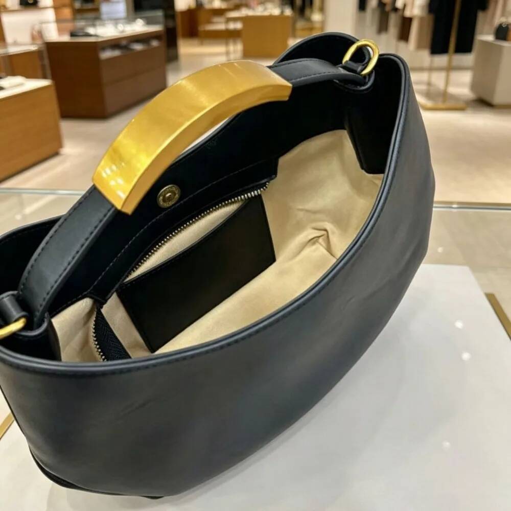 Demi-cercle Women Golden Lette - Luxury Bags Sell 评论和价格