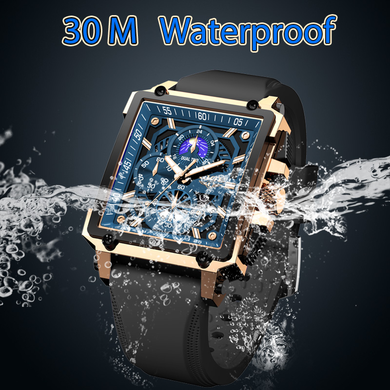 New LIGE Mens Watches Top Bran - Luxury Bags Brands List 评论和价格