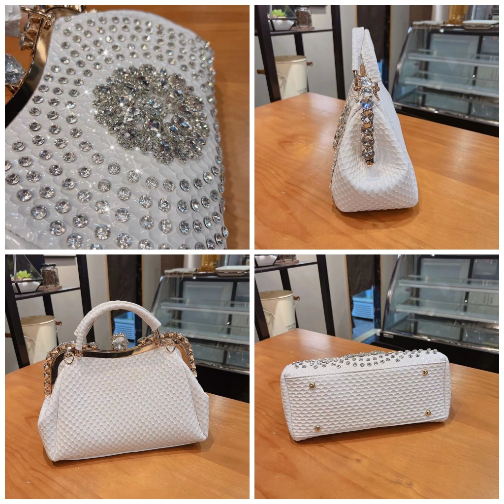 New Rhinestones Top-handle Bag - Luxury Bags On Sale 评论和价格