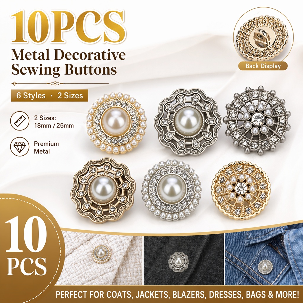 10Pcs Luxury Pearl & Crystal M - Luxury Bags Dry Clean 评论和价格