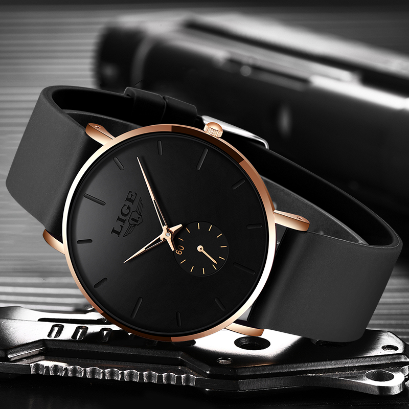 LIGE New Fashion Mens Watches  - Luxury Bags Brands List 评论和价格